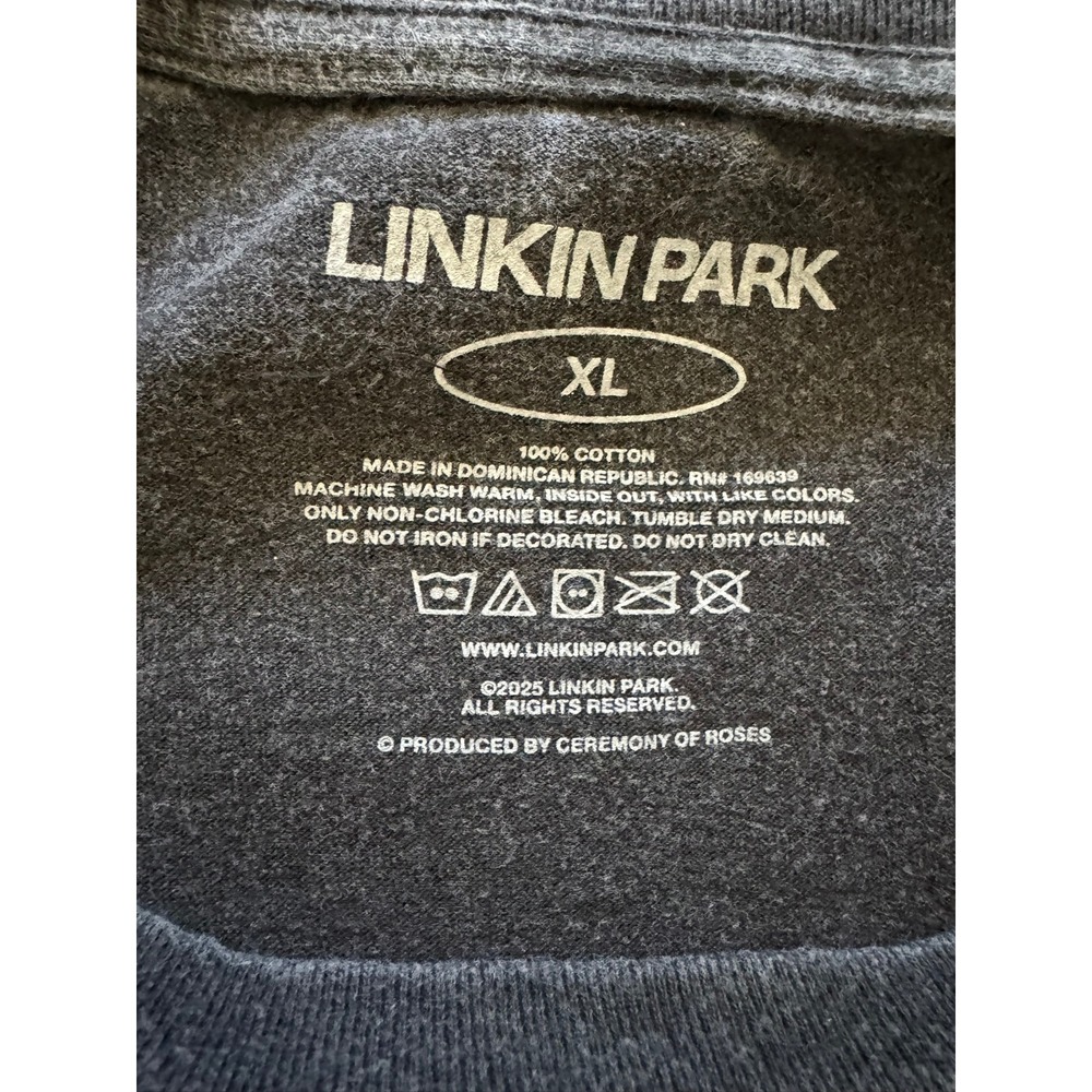 Linkin Park From Zero World Tour 2025 Graphic T-Shirt Black XL Concert Tee - Picture 5 of 6